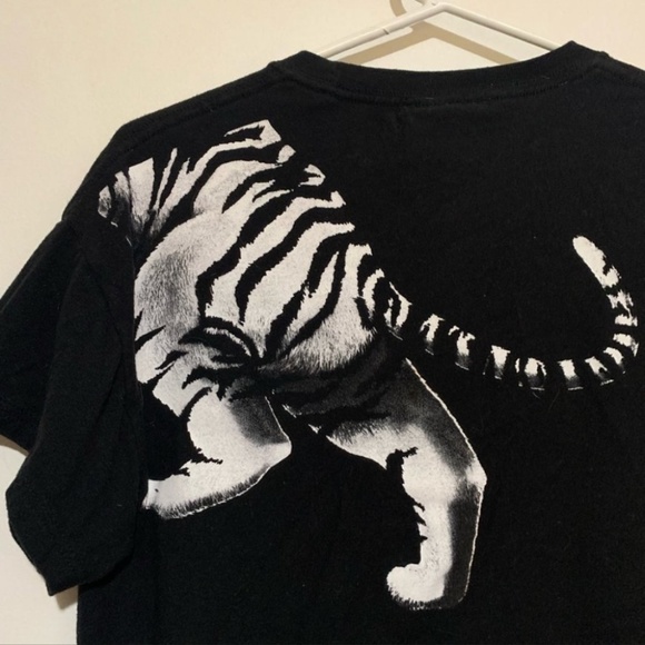 3/$30 𝅺Extinction is Forever animal rights Tiger front and back graphic T shirt - Picture 2 of 7